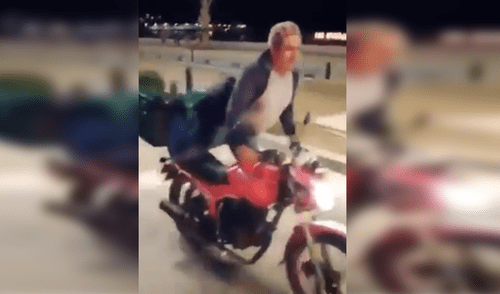 YouTube viral: Anciano sufre brutal accidente por presumir acrobacias en moto [VIDEO] 