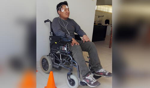 Prototipo fue utilizado con un paciente para demostrar efectividad. Foto: UNSA. Prototipo fue utilizado con un paciente para demostrar efectividad. Foto: UNSA.