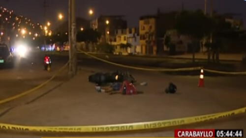 Carabayllo: motociclista falleció tras confuso accidente en la avenida Túpac Amaru [VIDEO]