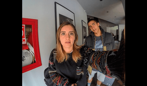 Ximena Hoyos reaparece con novio tras difusión de video íntimo por error