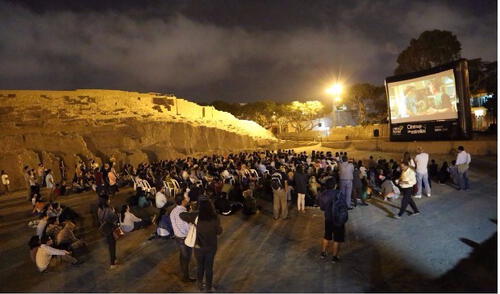 Cine en la Huaca Pucllana