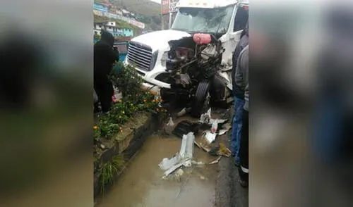 Huancayo: Choque entre bus y camión dejó 31 heridos