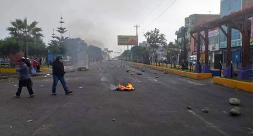 Tacna sin actividad comercial ni transporte público en primer día de paro por la tarifa del agua [FOTOS y VIDEOS]