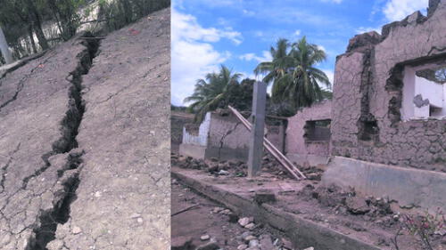 Amazonas: pueblo se hunde por deslizamiento de tierra