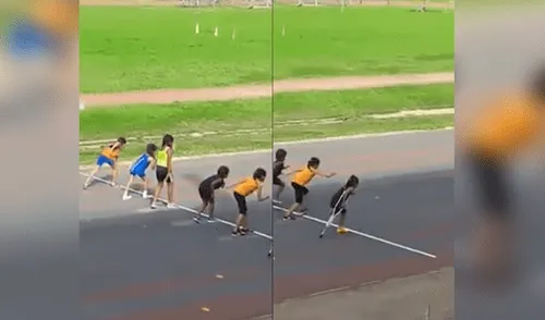 Facebook: niña participa en carrera de atletismo con una muleta y el final es conmovedor [VIDEO]