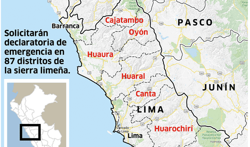 Provincias de Lima sufren por intenso frío [INFOGRAFÍA]
