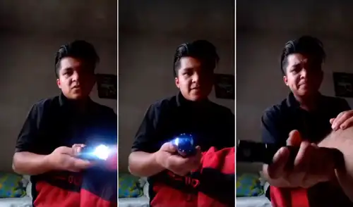 Facebook Viral: Quiso presumir su nueva linterna, pero tuvo terrible desenlace [VIDEO]