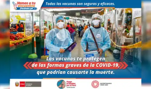 Las vacunas aprobadas proporcionan una excelente protección contra la variante delta. Foto: Minsa Minsa