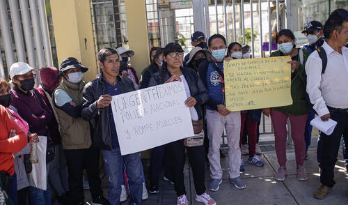 Protesta de los padres de familia