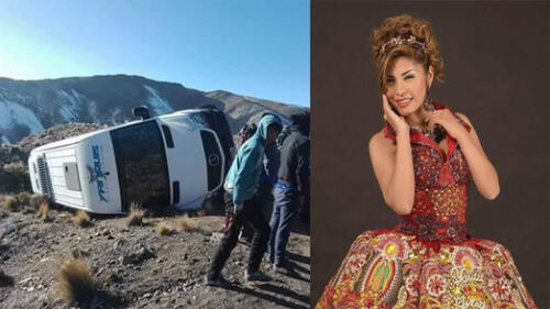 Cantante folclórica Yarita Lizeth sufre accidente en carretera de Puno