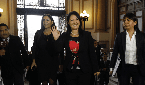 Fujimorismo señala que Keiko no está presa por "Cócteles" sino por Odebrecht Fujimorismo señala que Keiko no está presa por "Cócteles" sino por Odebrecht