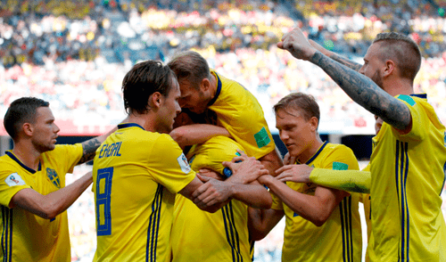 Suecia vs Corea del Sur: suecos ganaron 1-0 por el grupo F | Resumen