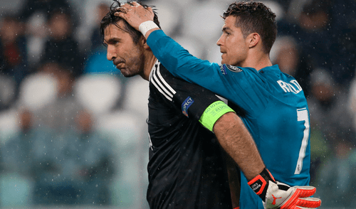 El gesto que nadie vio de Buffon a Ronaldo tras su gol de 'chalaca' [VIDEO]