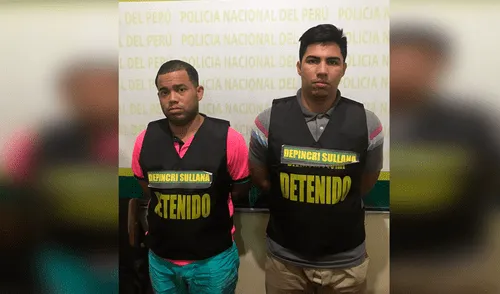 Detenidos no supieron explicar ilícito accionar.