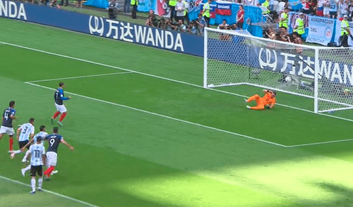 Argentina vs Francia: mira el gol de Griezmann de penal para el 1-0 de los galos | VIDEO