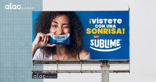 Las pantallas de Alac Outdoor proyectan la nueva imagen de Sublime