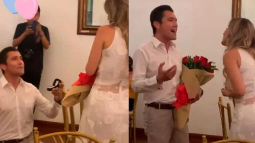 Angelo Fukuy y su novia Angelo Fukuy y su novia