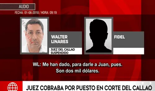 Juez de Corte del Callao cobraba mil dólares por puestos laborales [VIDEO]