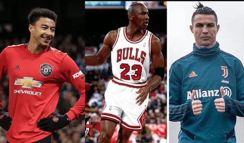 Lingard: “Cristiano Ronaldo es el Michael Jordan del fútbol”. Foto: Composición