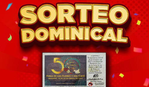 El sorteo de oro dominical de la Lotería de Panamá se realiza todos los domingos a las 3 p.m. Foto: @lnbpma/ Twitter Sorteo Dominical de la Lotería de Panamá