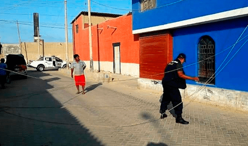 Personal de Serenazgo y vecinos de la zona levantaron los cables.