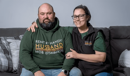 Ciudadana de Inglaterra renta a su pareja a mujeres que necesiten ayuda doméstica. Foto: James Linsell-Clark/SWNS Ciudadana de Inglaterra renta a su pareja a mujeres que necesiten ayuda doméstica