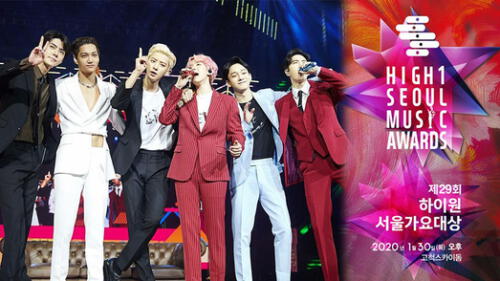 Miembros de EXO fueron los más premiados de la noche al llevarse cuatro trofeos, incluyendo todos las categorías de popularidad.