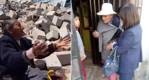 Encuentran a anciana que apareció en video llorando tras desalojo en Arequipa