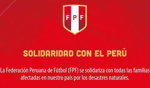 FPF se comprometió en donar 100 mi soles a familias damnificadas por huaicos