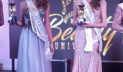 Ariana Mazmela es coronada como la virreina del Miss Teen Beauty