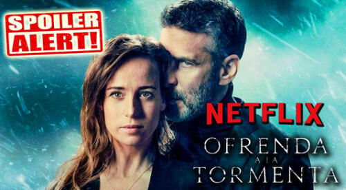 Ofrenda a la tormenta: el complejo e intenso final de la película. Crédito: composición / Netflix