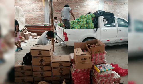 Ayuda llega a pobladores que no recibieron bono del Estado.