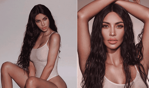 Kim Kardashian se robó las miradas de todos al lucirse en tanga por la playa [FOTOS]