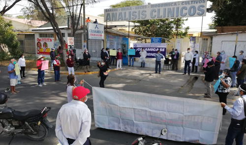 protesta en cesamica
