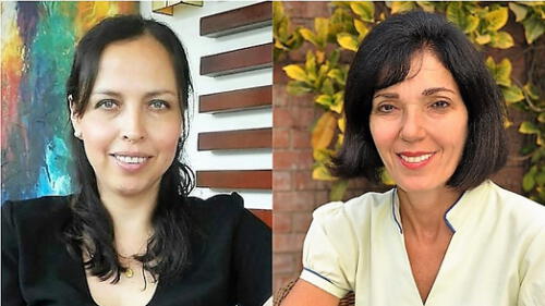 Enena Molina y Claudia Schiappa Pietra.