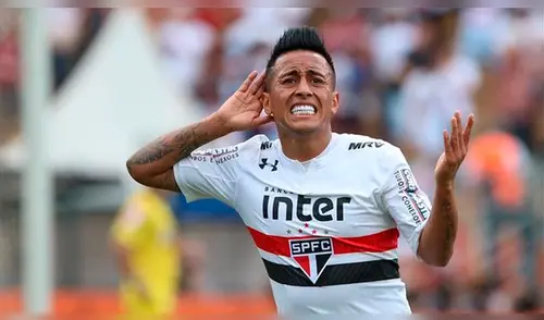 Christian Cueva se rebela en Sao Paulo