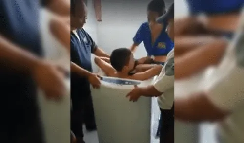 Facebook Viral: niño intenta cumplir reto y queda atrapado en lavadora Facebook Viral: niño intenta cumplir reto y queda atrapado en lavadora