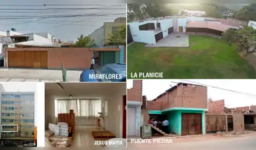 Subastarán 19 inmuebles incautados: casas, terrenos y locales comerciales