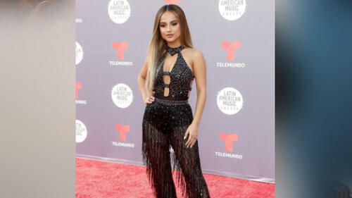 Latin AMAs 2018: Becky G enamoró al mundo con traje trasnsparente [FOTOS]