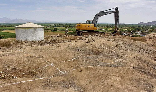 Dañan sitio arqueológico cerro Progreso en Pátapo Dañan sitio arqueológico cerro Progreso en Pátapo