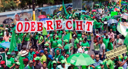 En varios países los ciudadanos han marchado contra la red de corrupción tejida por Odebrecht. Foto: Difusión