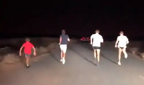 ¡Una máquina! Cristiano Ronaldo recibió el 2019 corriendo en el desierto [VIDEO]