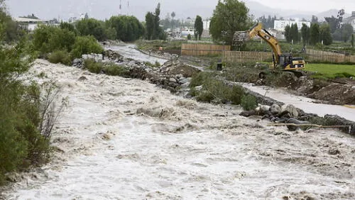 Lluvias en Arequipa: Río Chili amenaza con desbordarse [VIDEO]