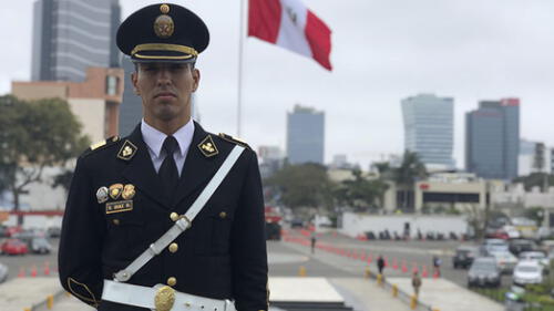 Cadete de la Policía Nacional.