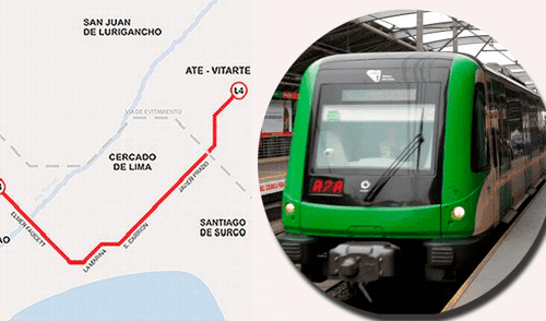 Metro de Lima: la Línea 4 del tren recorrerá estos distritos de Lima Metro de Lima: la Línea 4 del tren recorrerá estos distritos de Lima