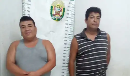 Padre e hijo policías son atacados con machete por chofer y su cobrador de bus