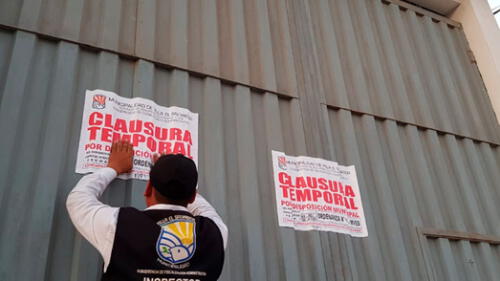 Clausuran local donde guardaban camión cisterna. Créditos: La República.