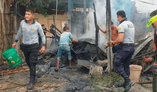 Incendio en Tumbes