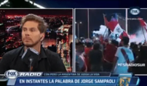 Perú vs. Argentina: Impacto en Fox Sports ante multitud peruana en aeropuerto de Ezeiza [VIDEO]