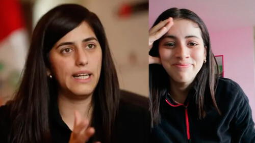 Desliza las imágenes para ver el increíble parecido que demostró tener una joven con la ministra del MEF. Foto: TikTok Desliza las imágenes para ver el increíble parecido que demostró tener una joven con la ministra del MEF. Foto: TikTok